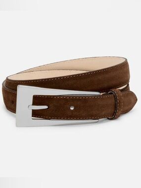 Aureun Suede Leather Belt NWT